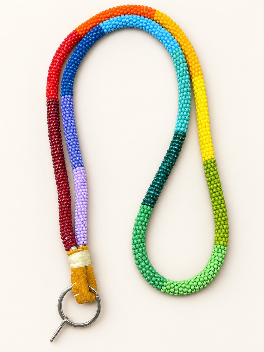 MYSTIC CRAFTS Prism- NATIVE BEADED LANYARD